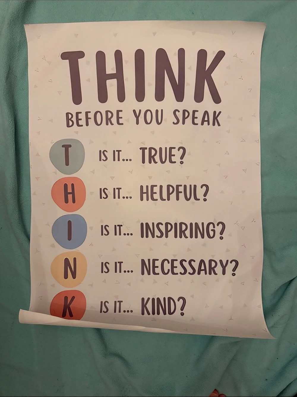 Three Motivational Wall Posters- Multicolor Accent